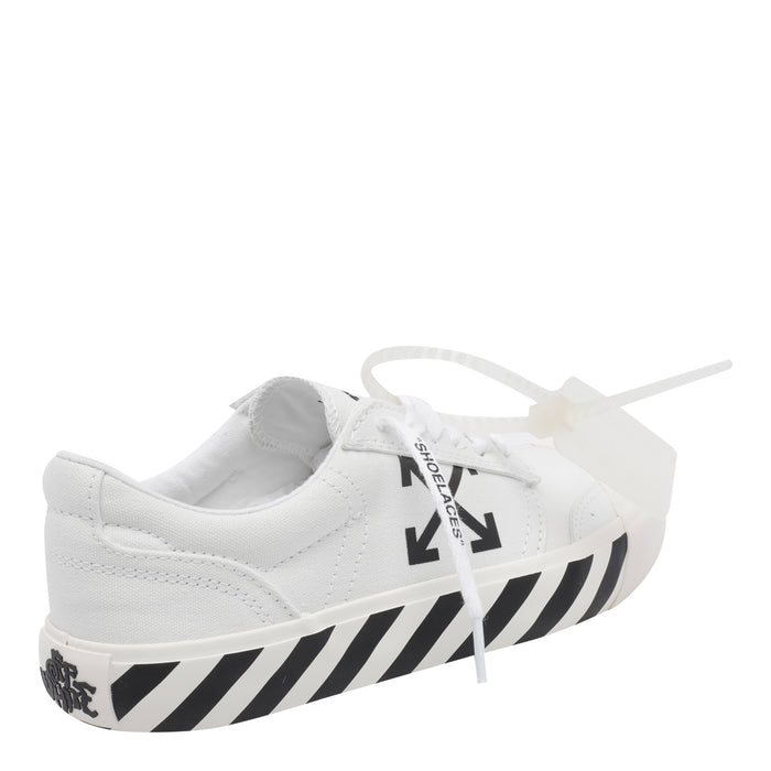 Off White Sneakers Fabric/rubber Sole
