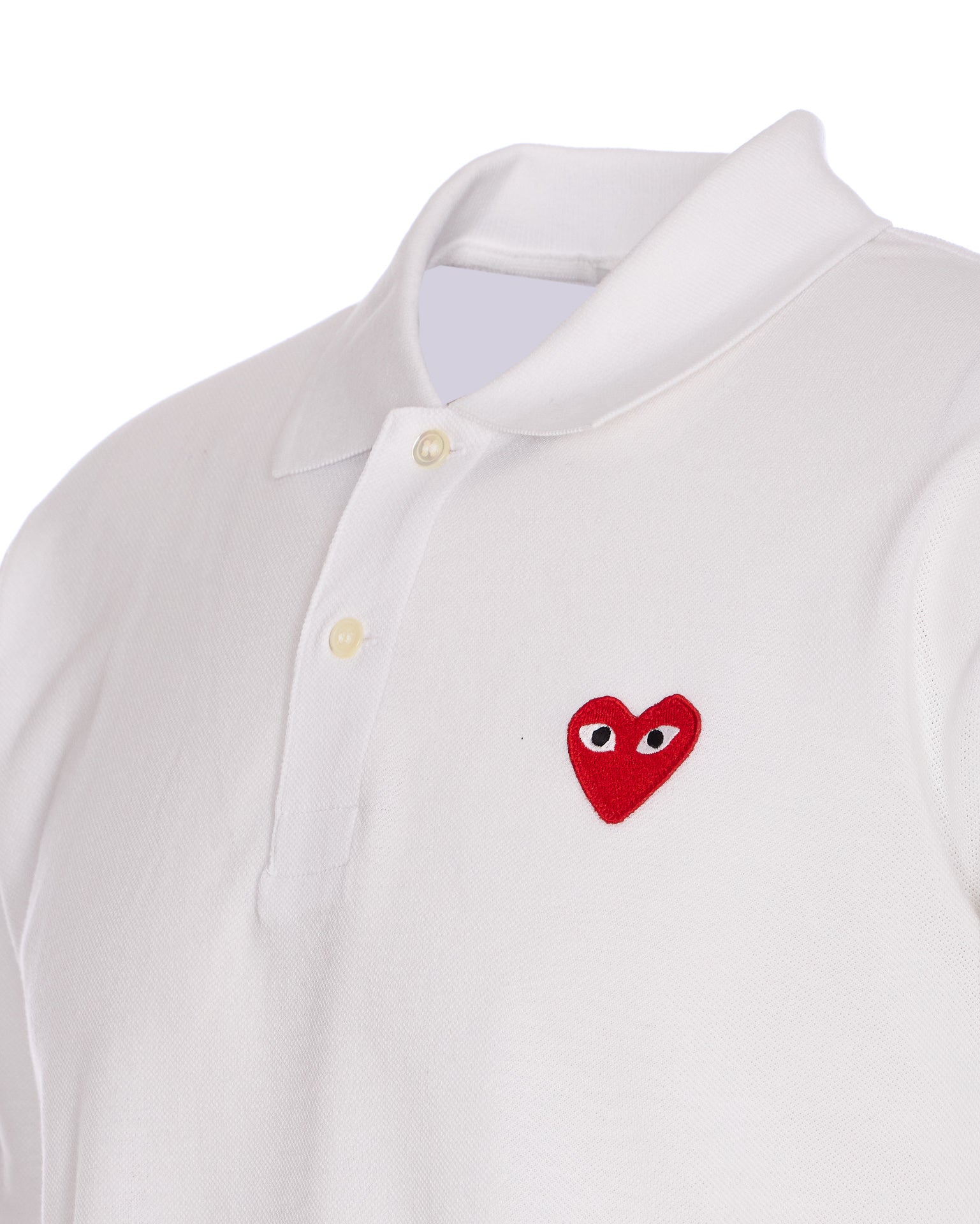 COMME DES GARCONS PLAY T-shirts and Polos White Cotton