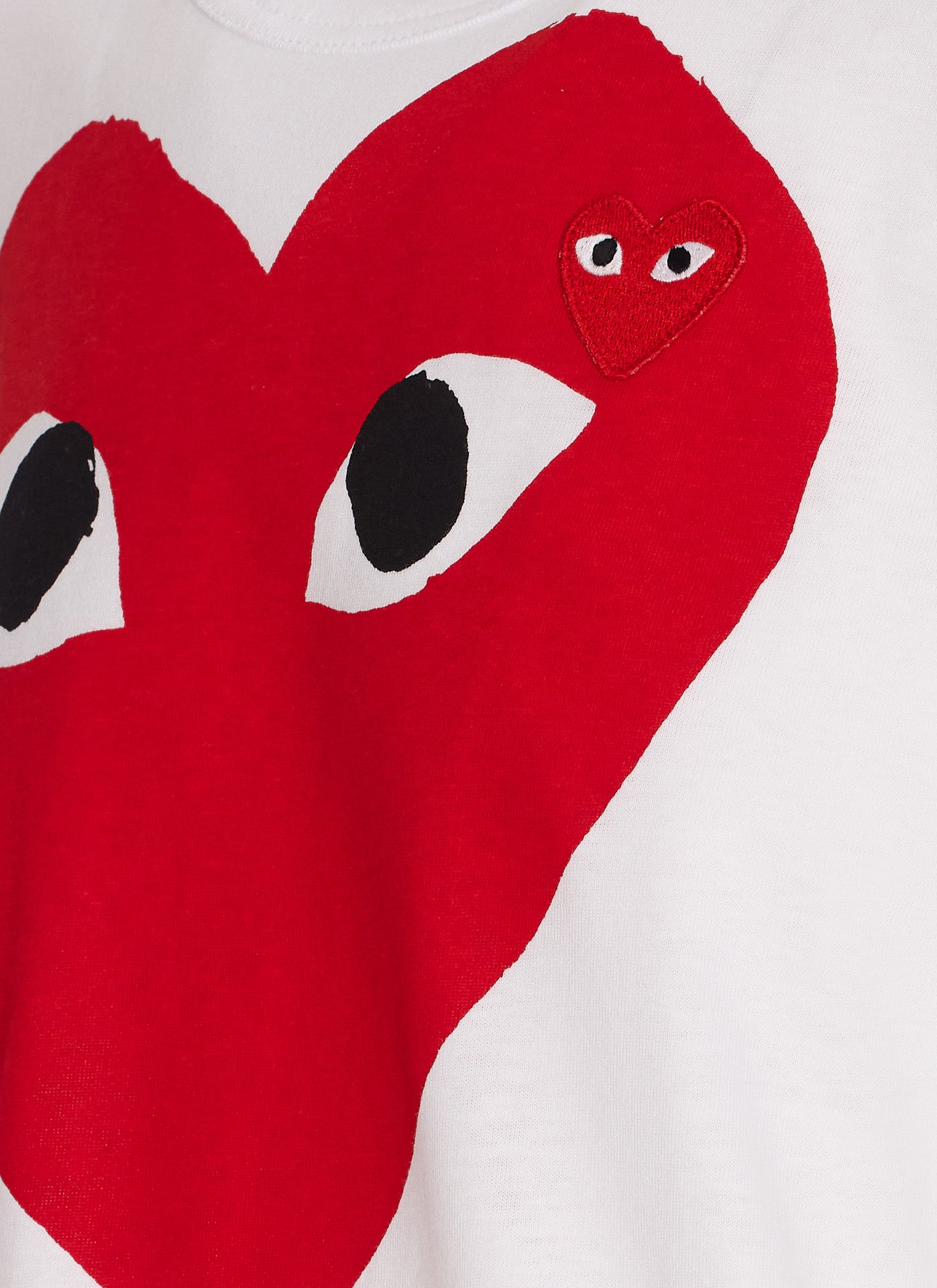 COMME DES GARCONS PLAY T-shirts and Polos White Cotton