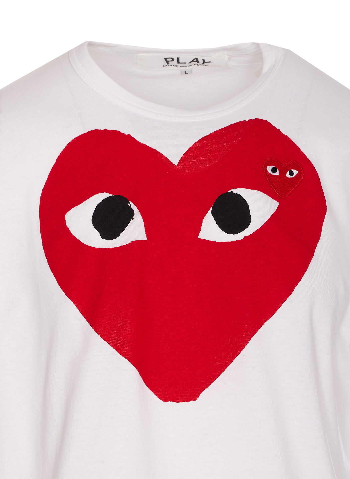 COMME DES GARCONS PLAY T-shirts and Polos White Cotton