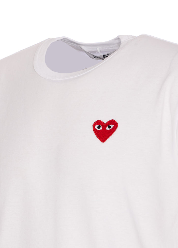 COMME DES GARCONS PLAY T-shirts and Polos White Cotton