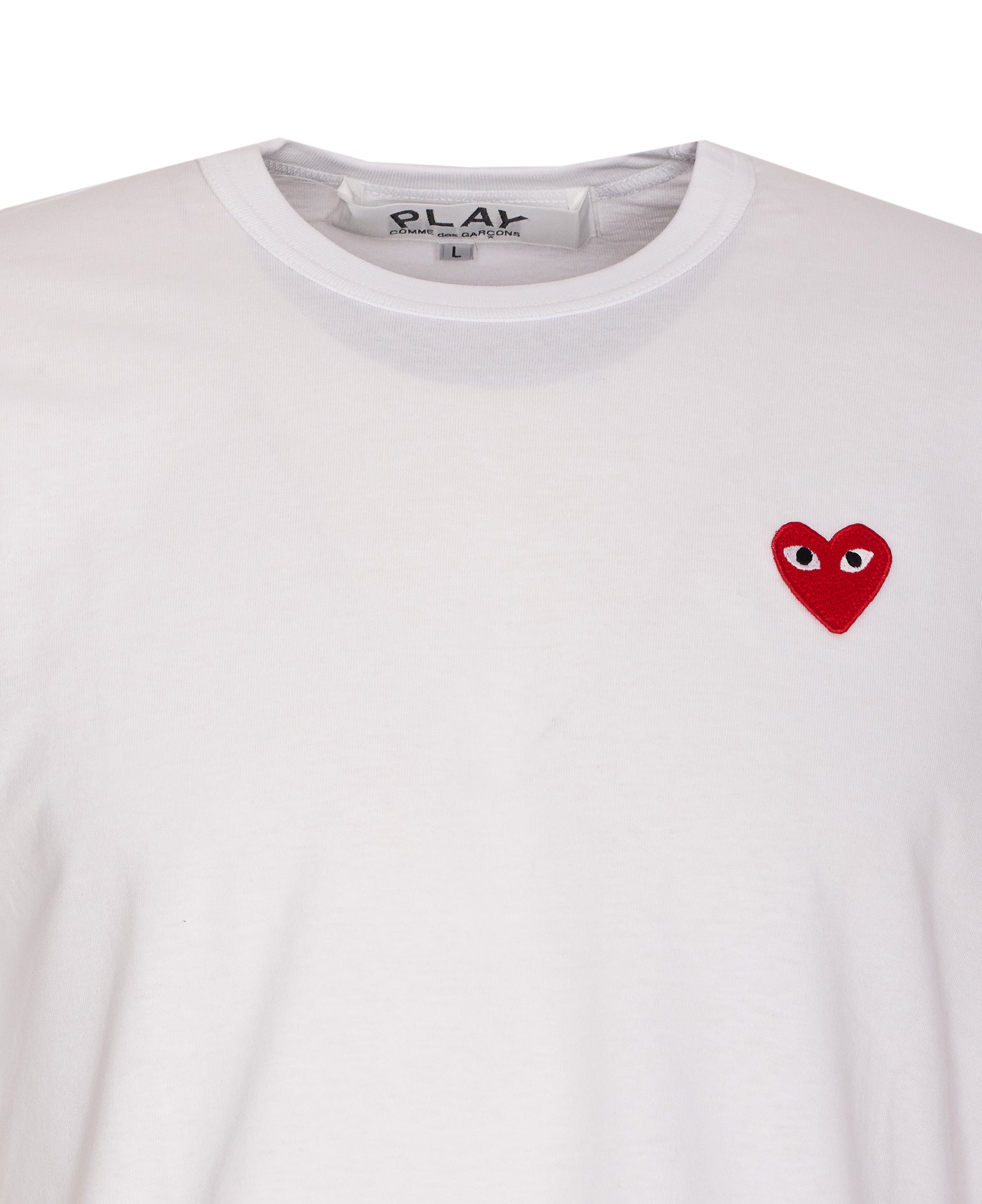 COMME DES GARCONS PLAY T-shirts and Polos White Cotton
