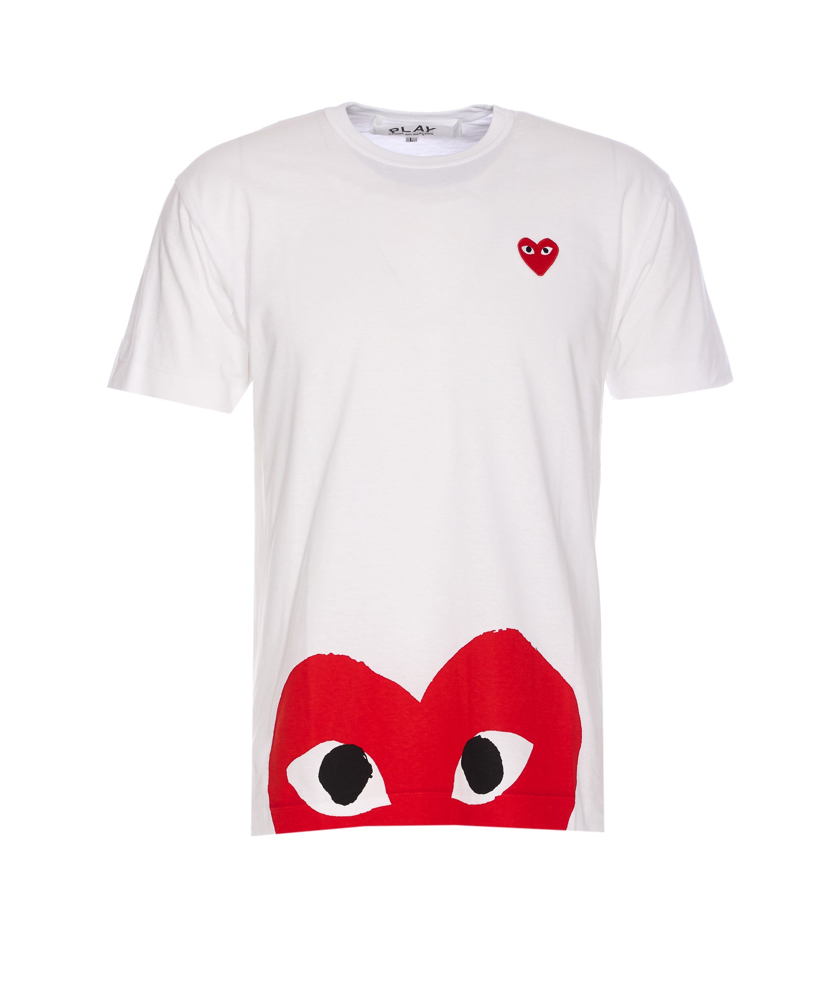 COMME DES GARCONS PLAY T-shirts and Polos White Cotton