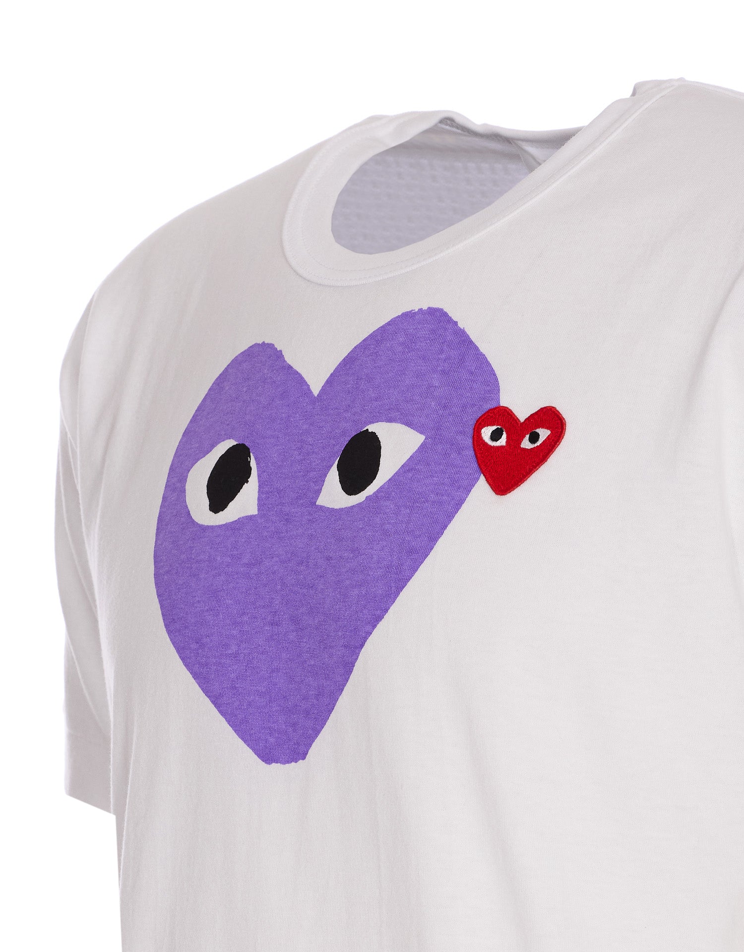 COMME DES GARCONS PLAY T-shirts and Polos Purple Cotton