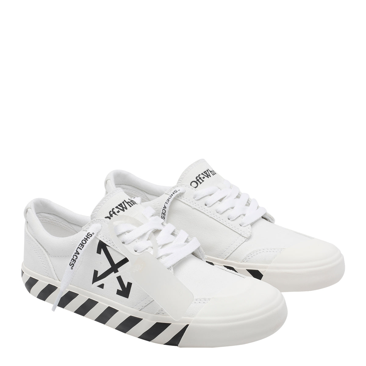 Off White Sneakers Fabric/rubber Sole