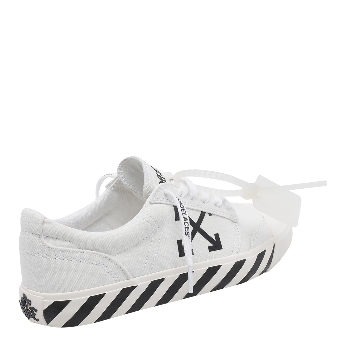 Off White Sneakers Fabric/rubber Sole