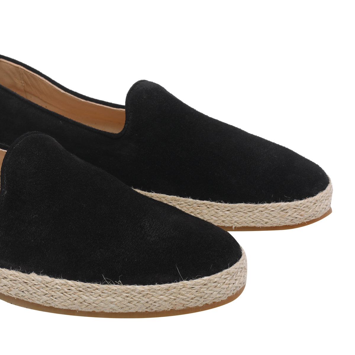Stuart Weitzman Flat shoes Black Suede Leather/rubber Sol