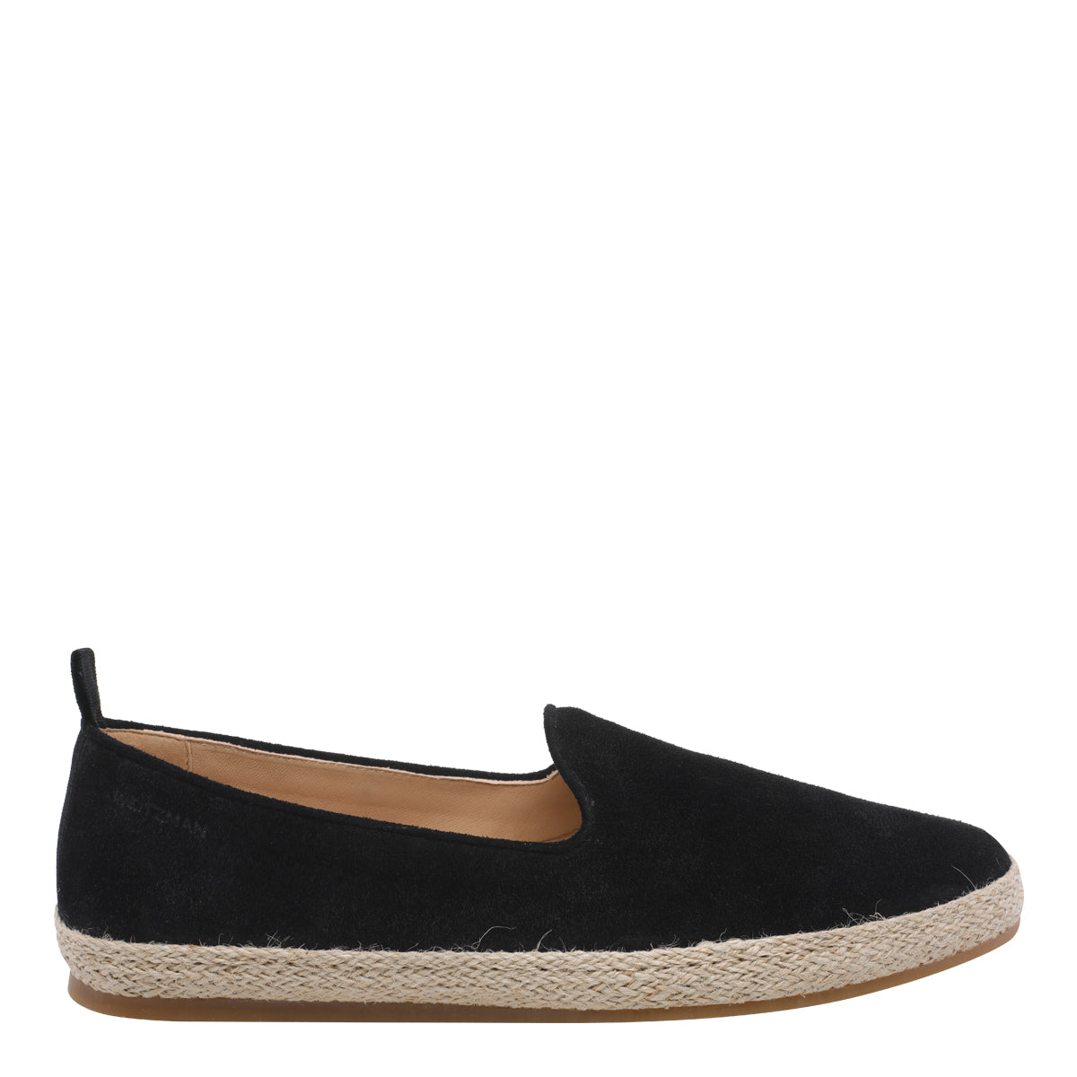 Stuart Weitzman Flat shoes Black Suede Leather/rubber Sol