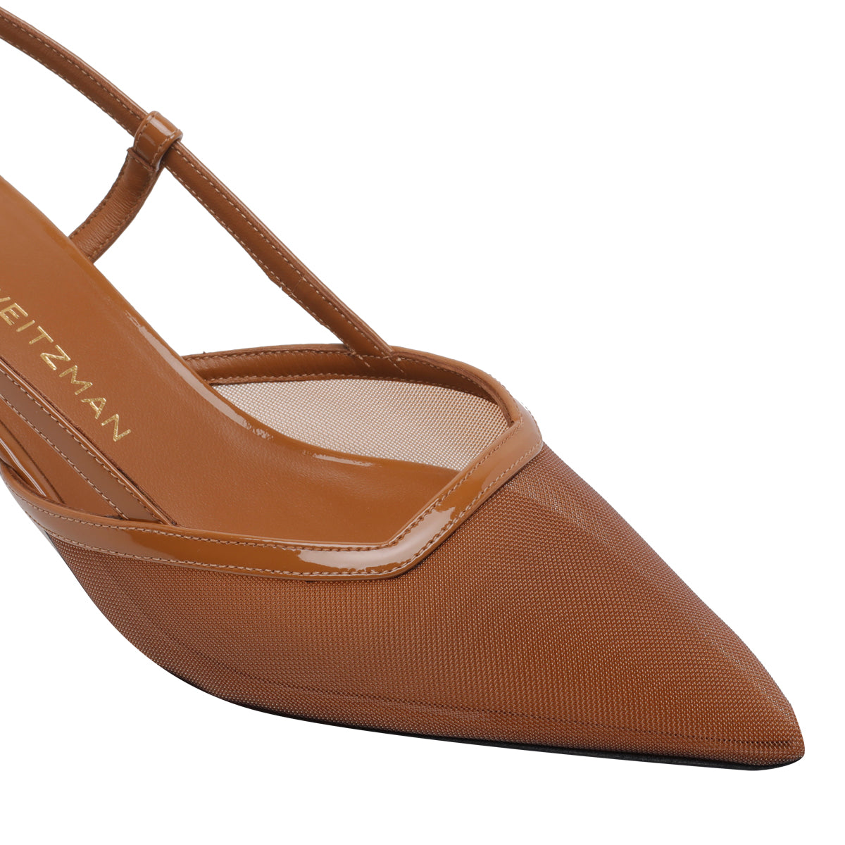 Stuart Weitzman With Heel Brown Fabric/leather Sole