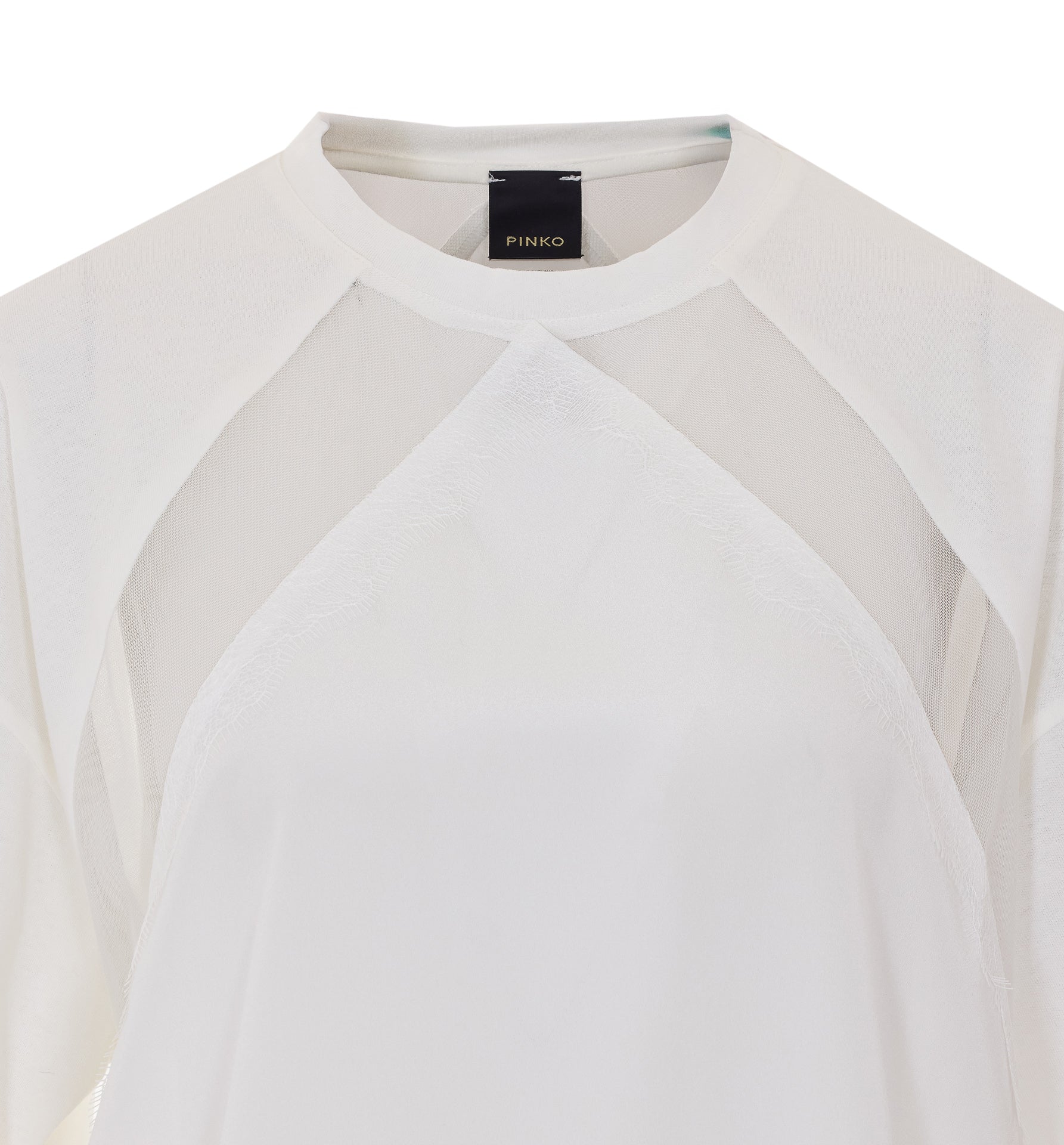 Pinko T-shirts and Polos White Polyester