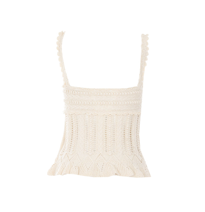 Isabel Marant Etoile Top Beige Cotton