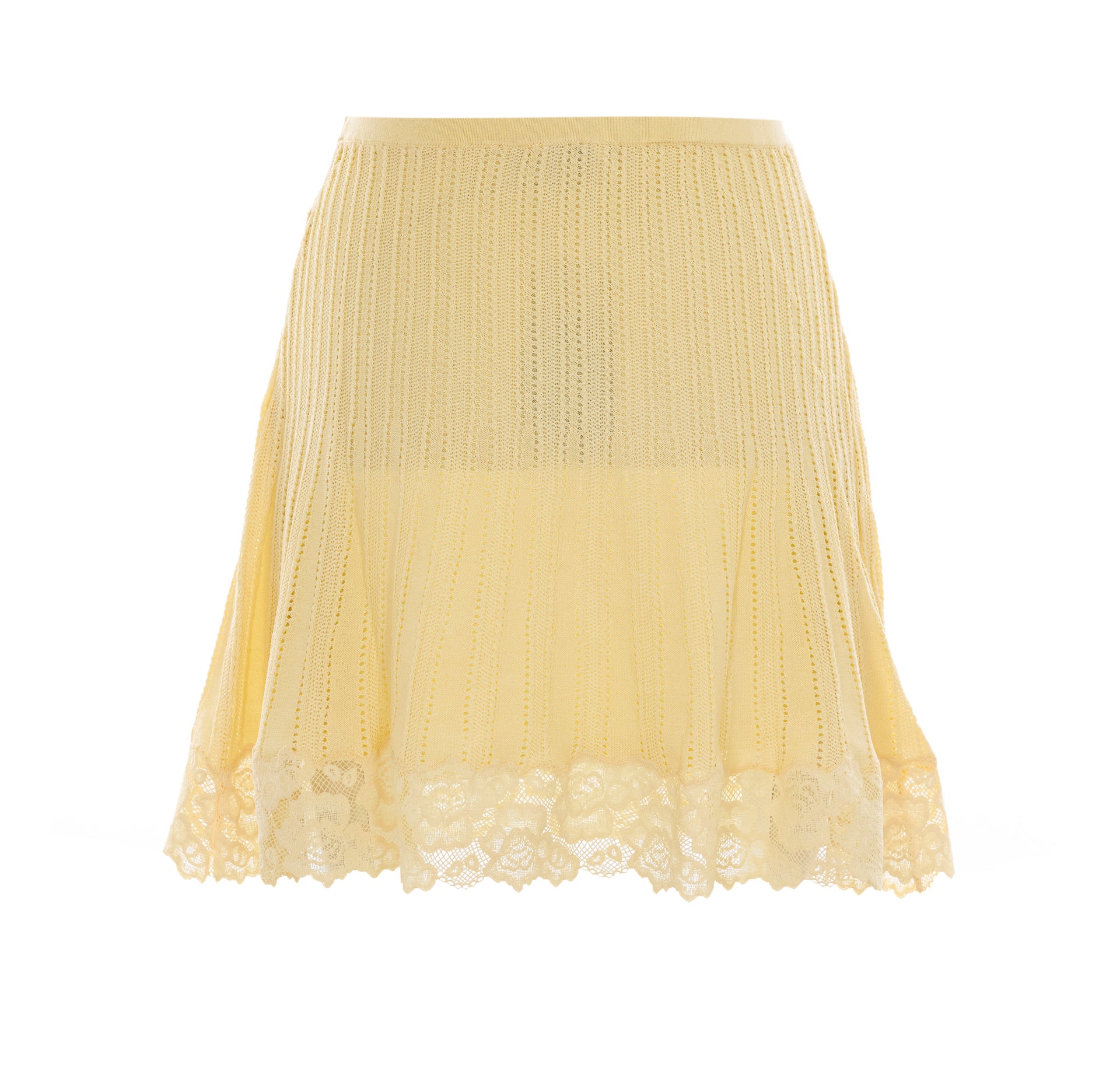 SELF PORTRAIT Skirts Yellow Viscose
