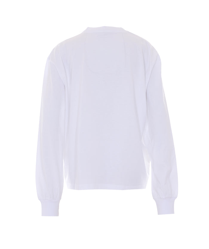 Ganni Sweaters White Cotton