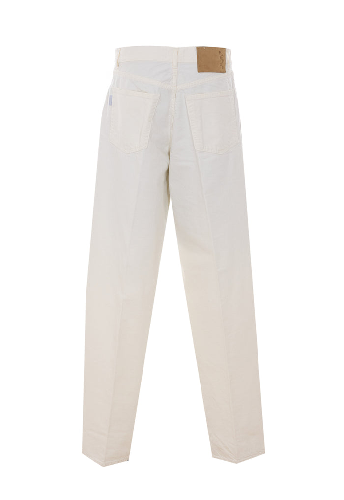 Haikure Jeans White Cotton