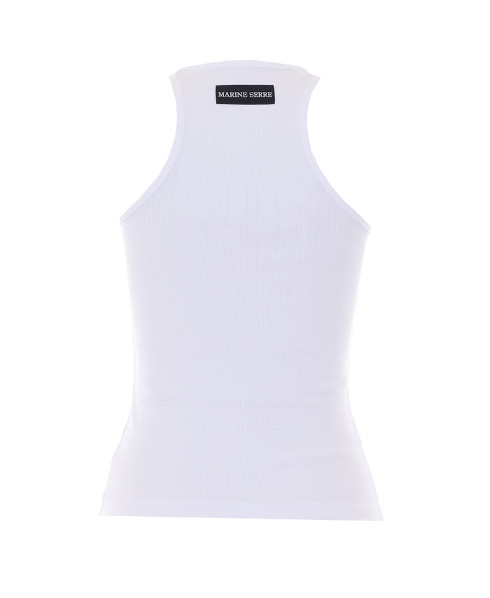 MARINE SERRE Top White Cotton