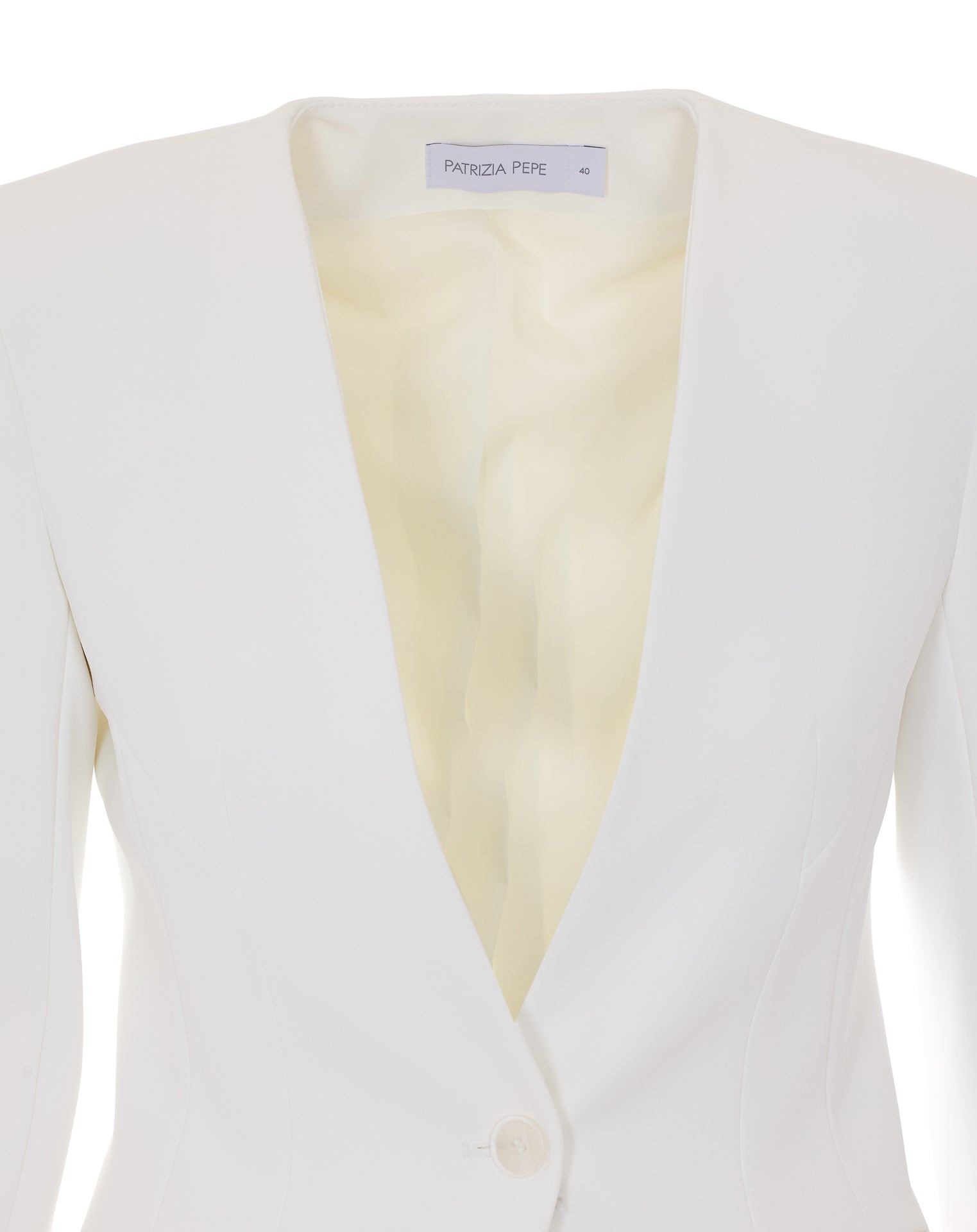 Patrizia Pepe Jackets White Polyester