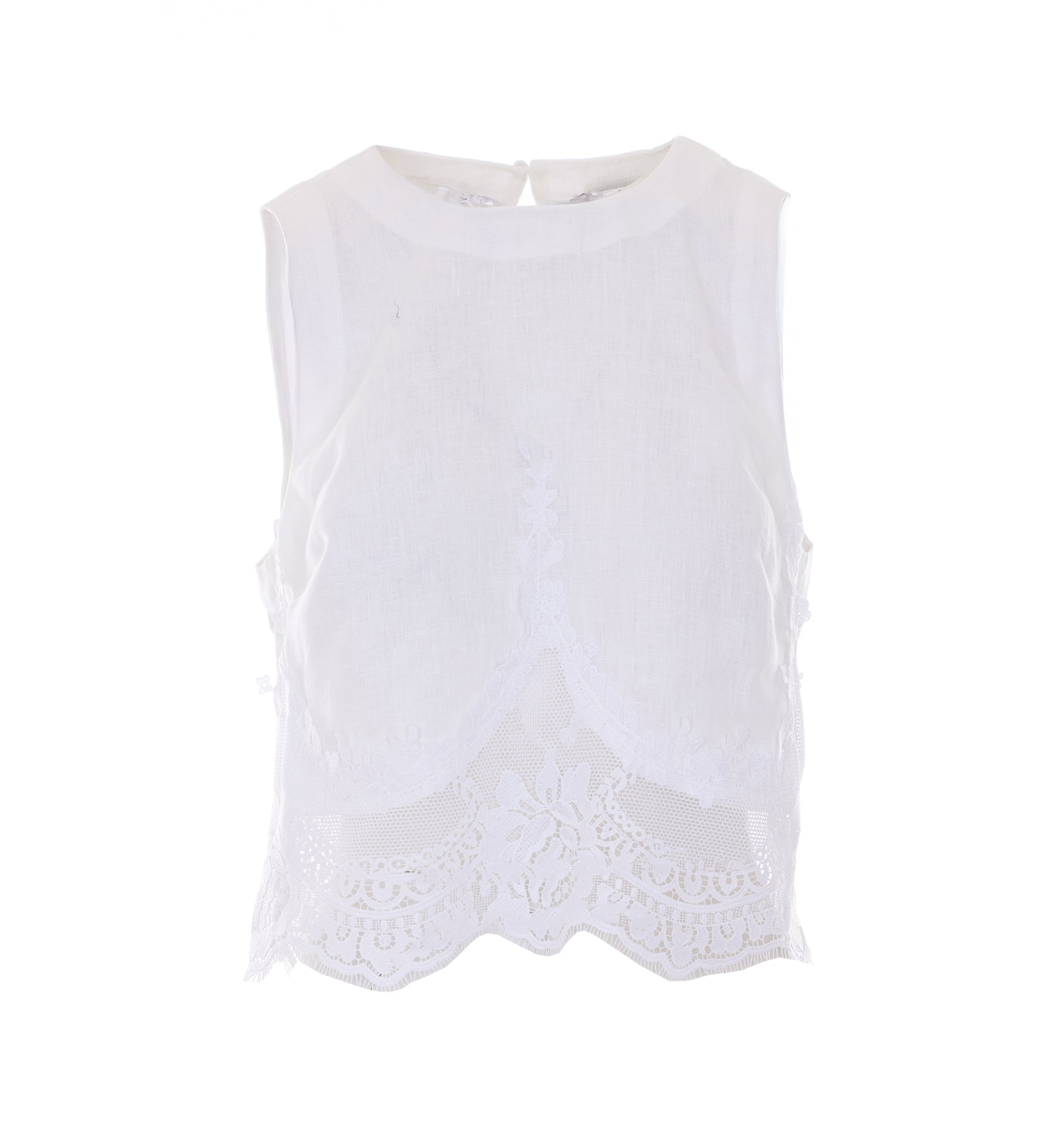 Twin-set Top White Linen