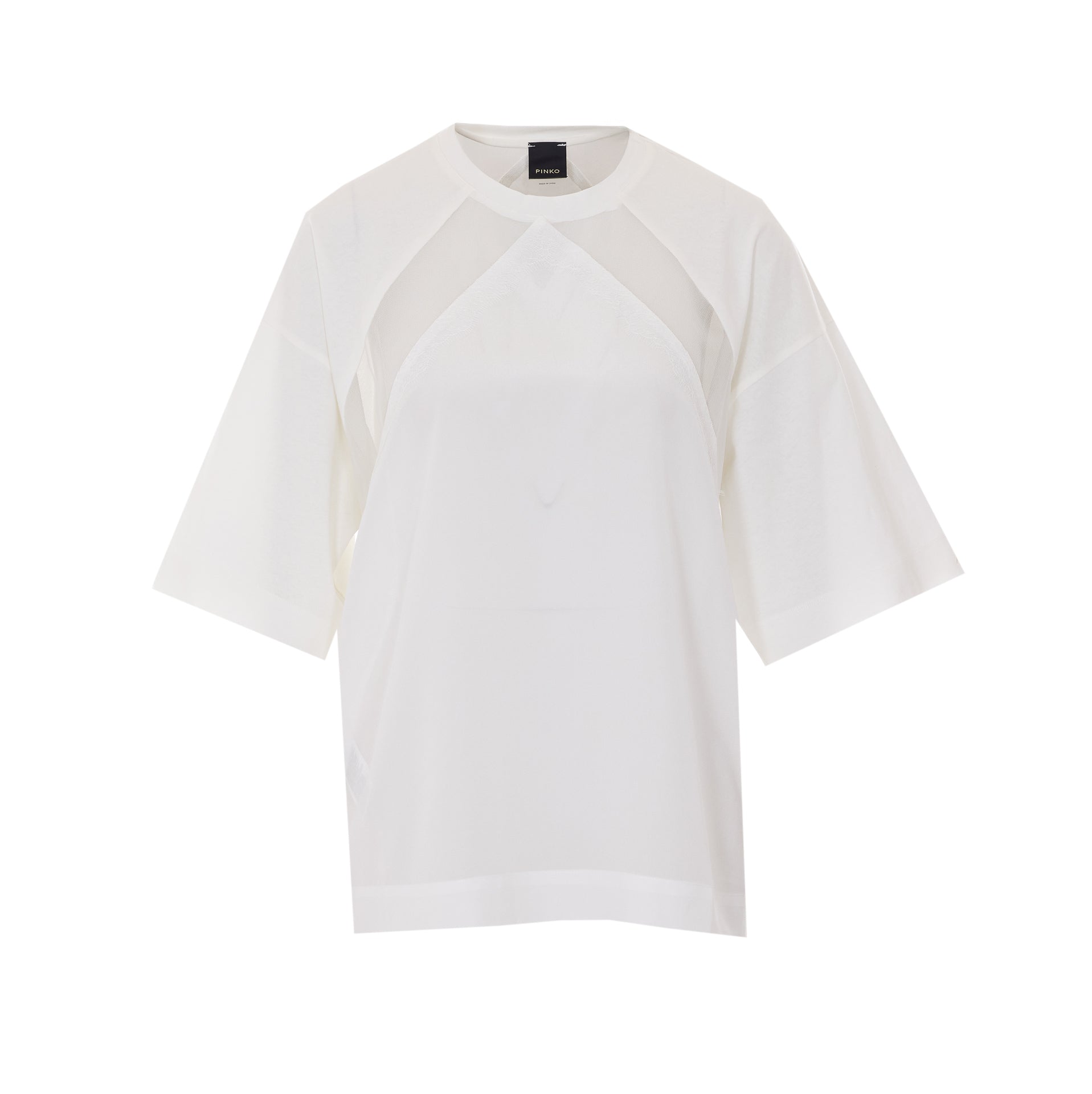 Pinko T-shirts and Polos White Polyester