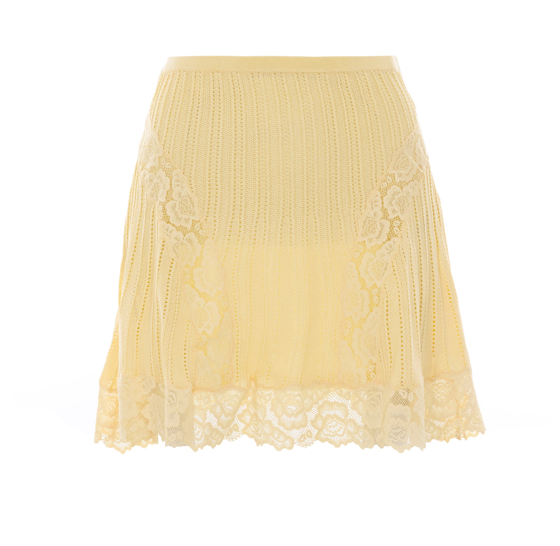 SELF PORTRAIT Skirts Yellow Viscose