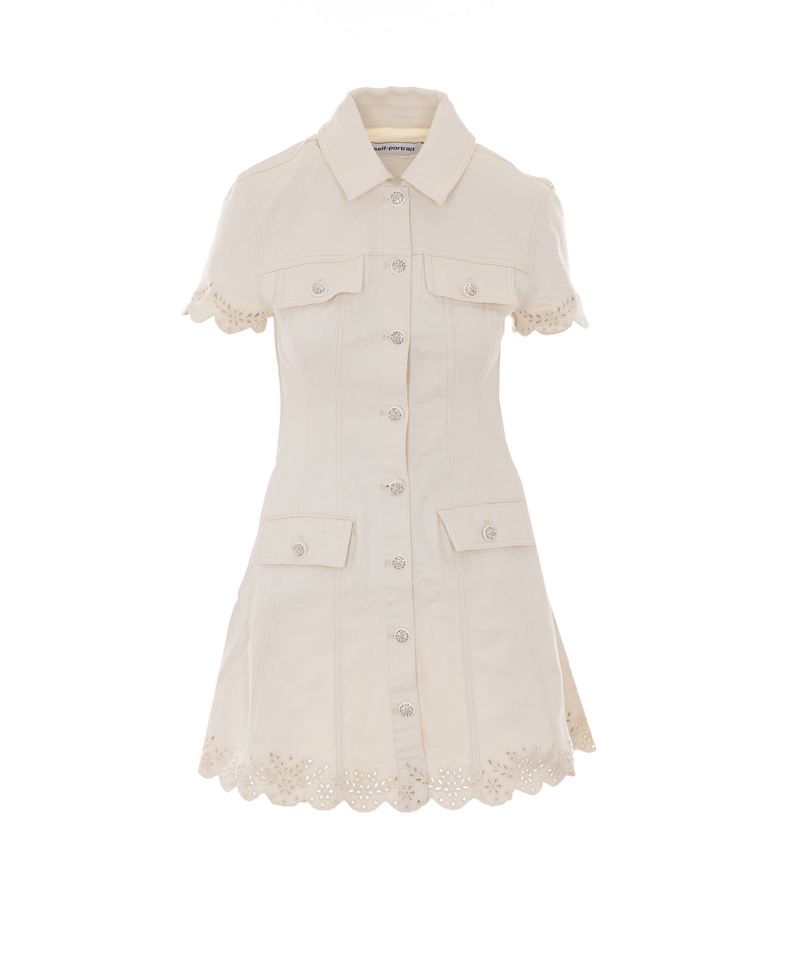SELF PORTRAIT Dresses White Cotton