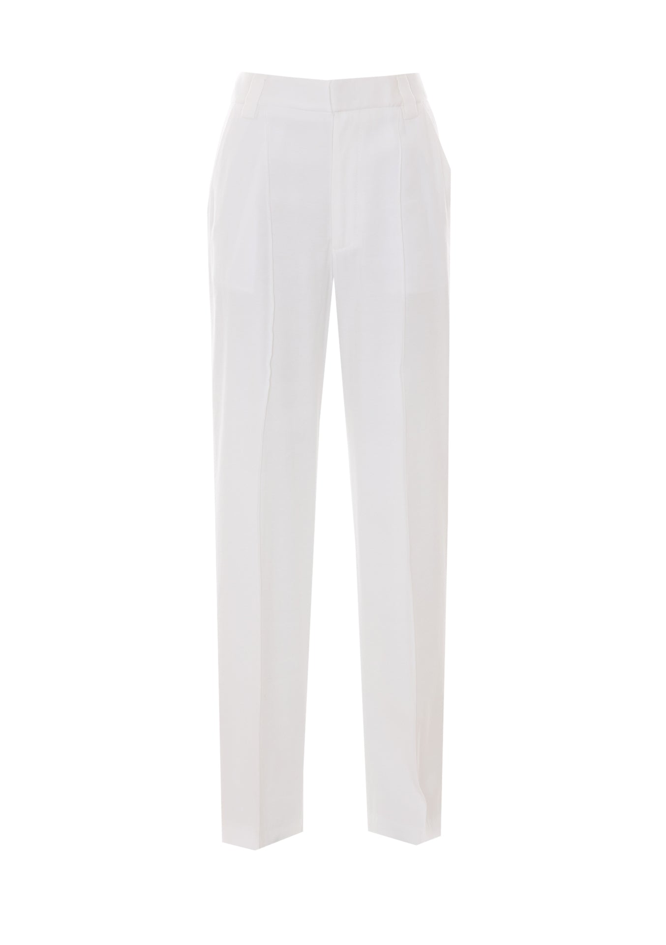 Dondup Trousers Milk Viscose