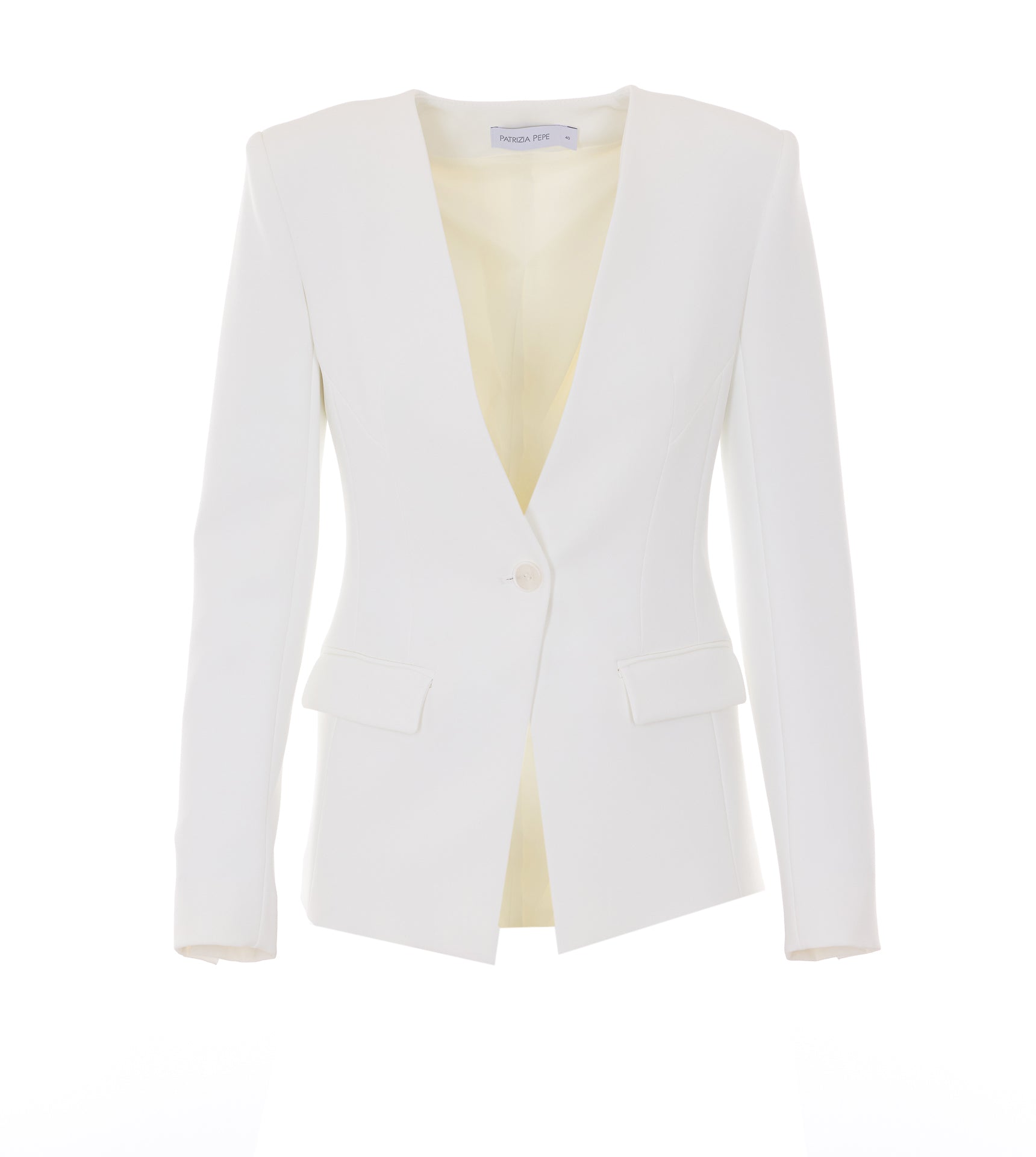 Patrizia Pepe Jackets White Polyester