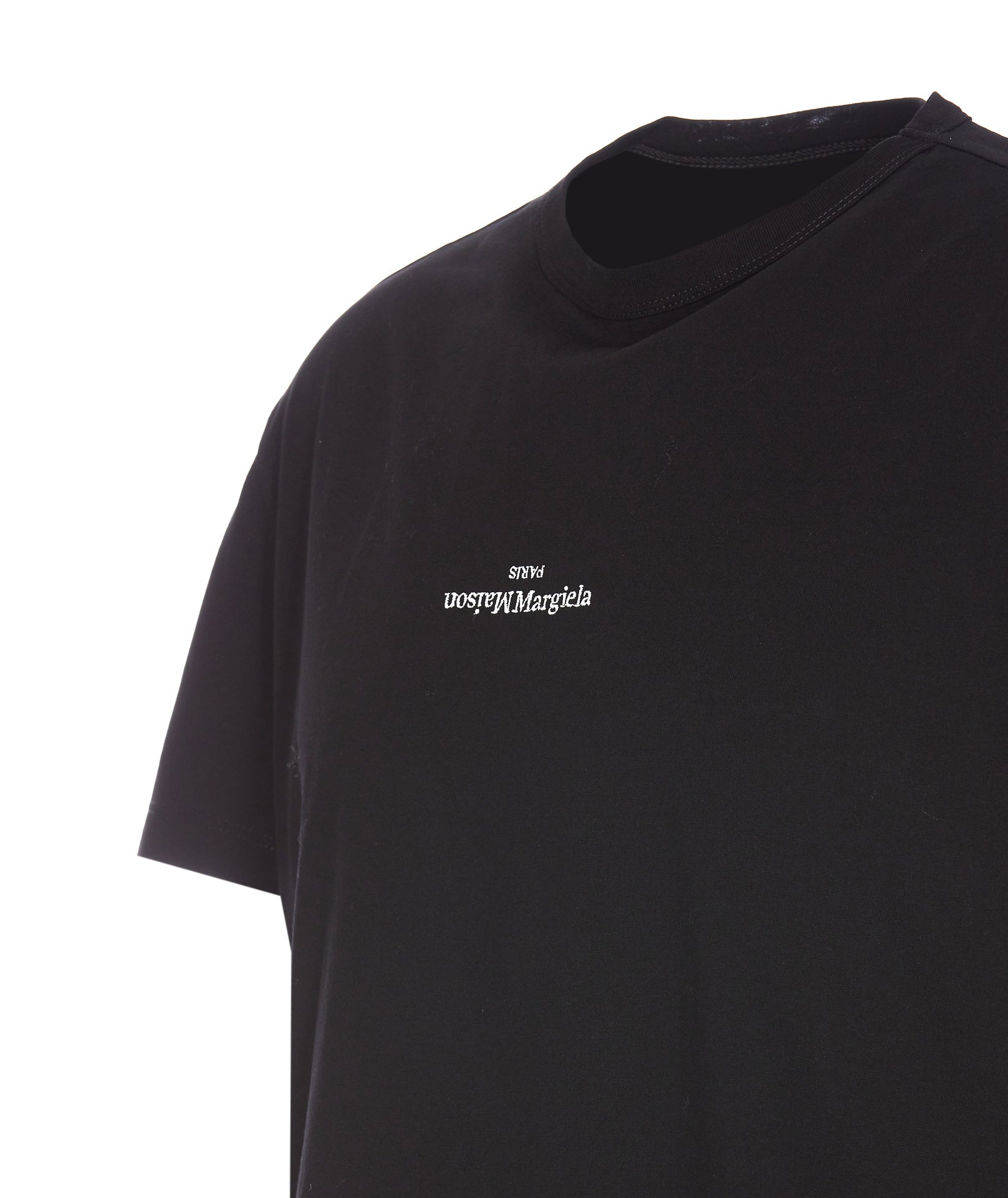 Maison Margiela T-shirts and Polos Black Cotton