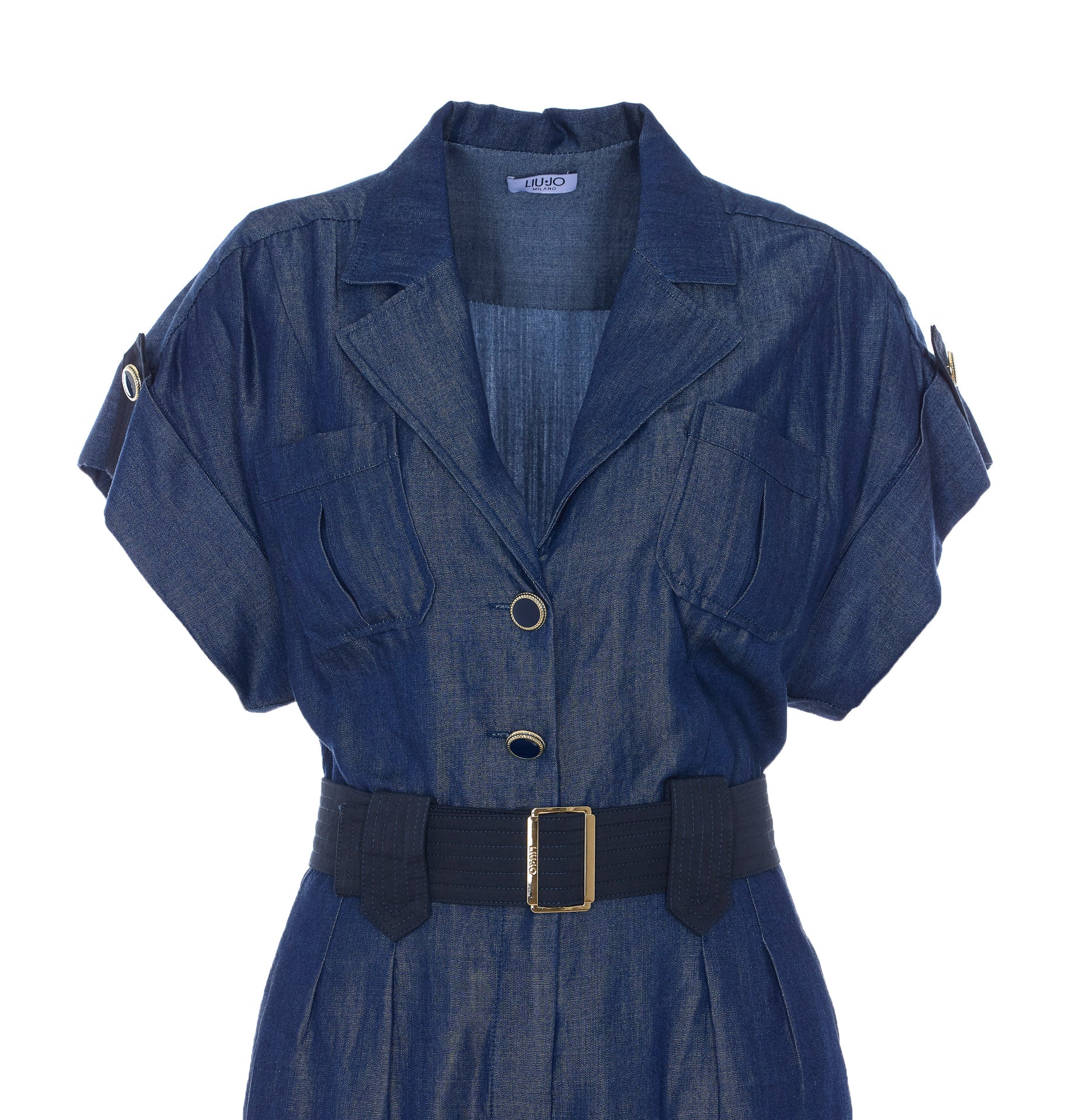 Liu Jo Trousers Blue Lyocell