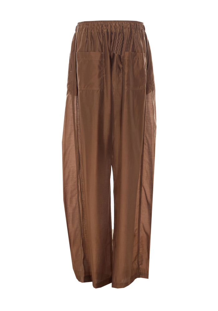 THE LATEST Trousers Brown Lyocell