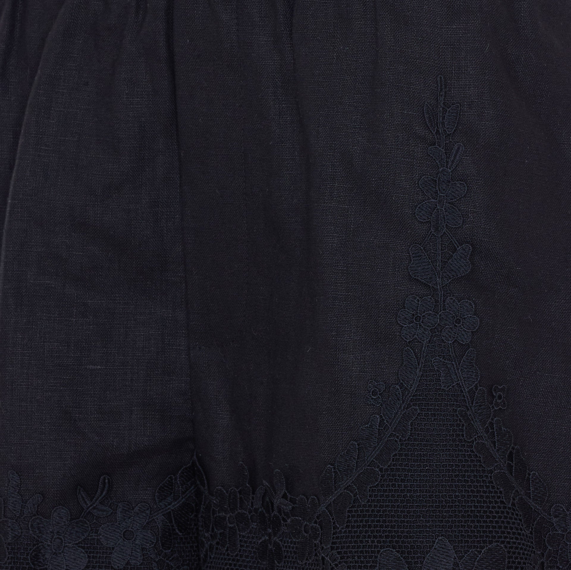 Twin-set Shorts Black Linen