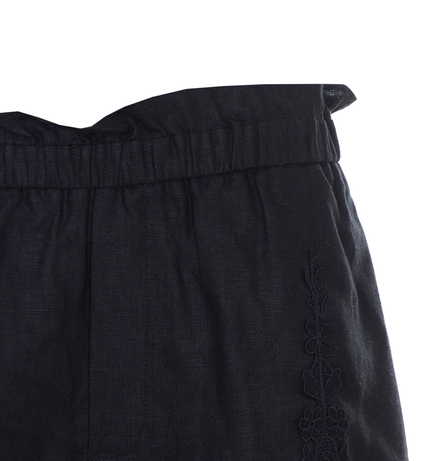 Twin-set Shorts Black Linen