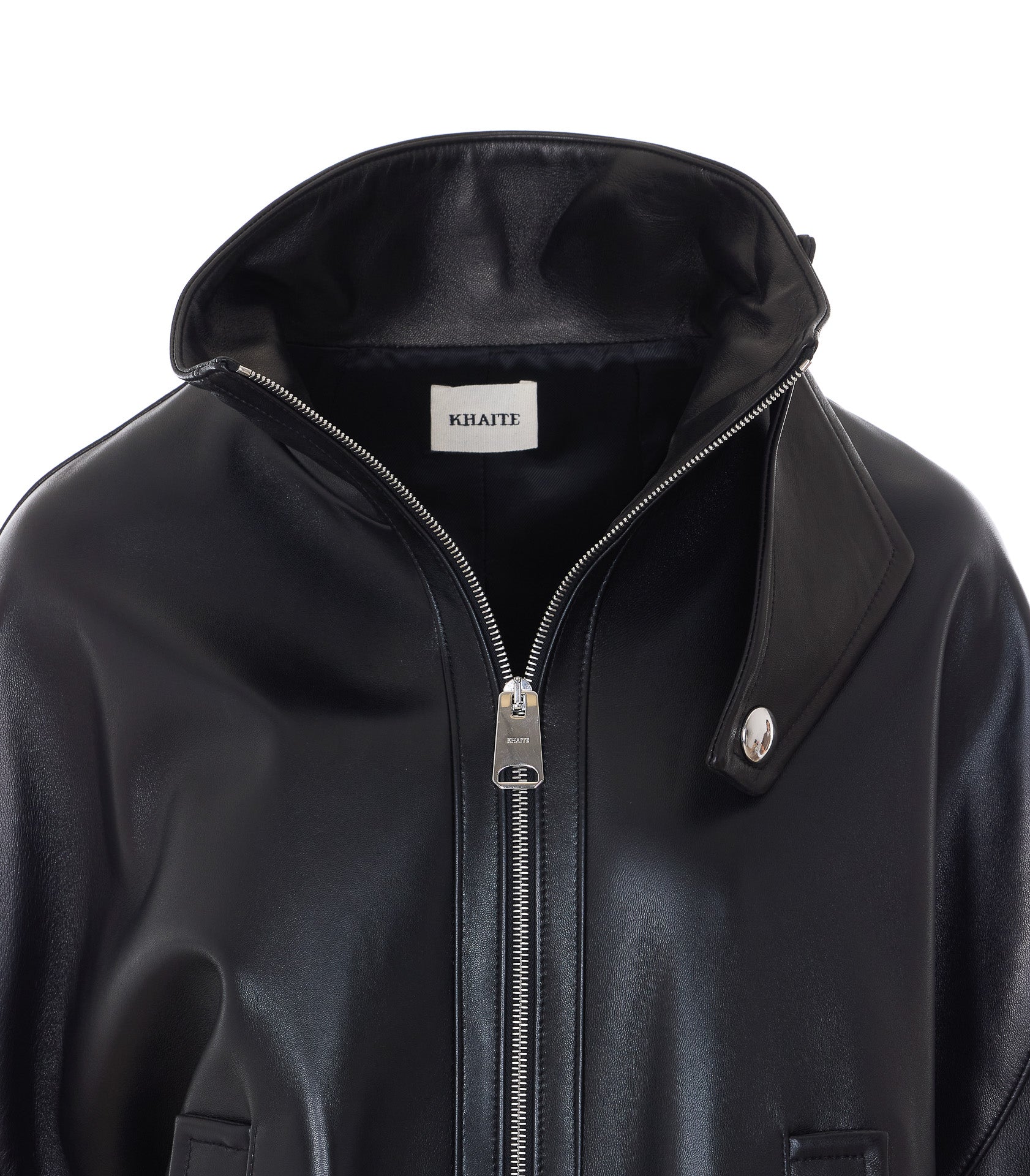 KHAITE Jackets Black Lambskin
