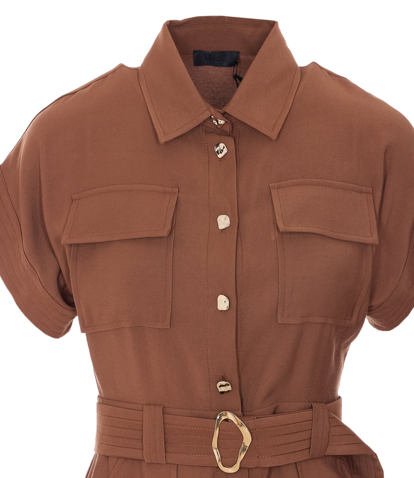 Liu Jo Dresses Brown Viscose