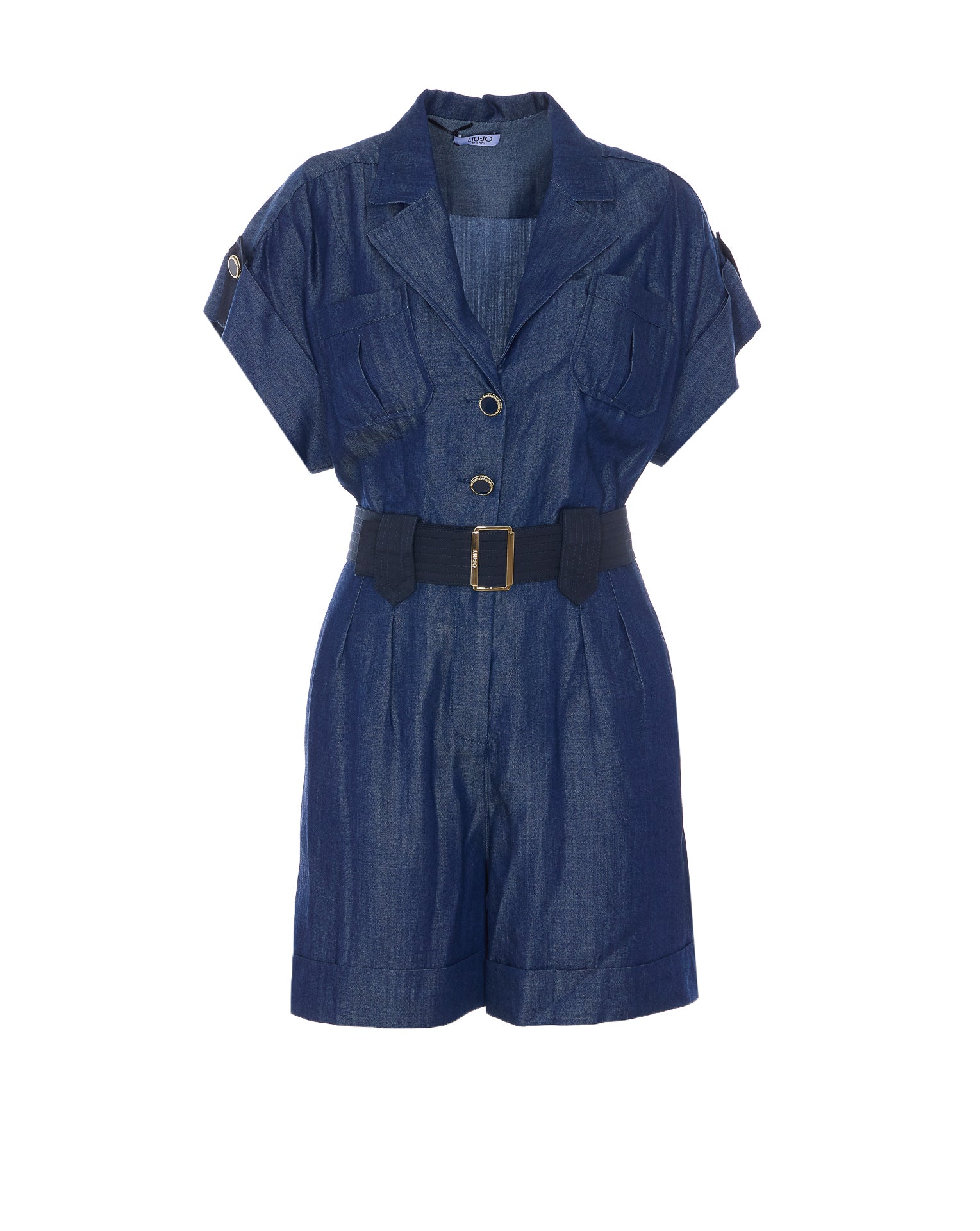 Liu Jo Trousers Blue Lyocell
