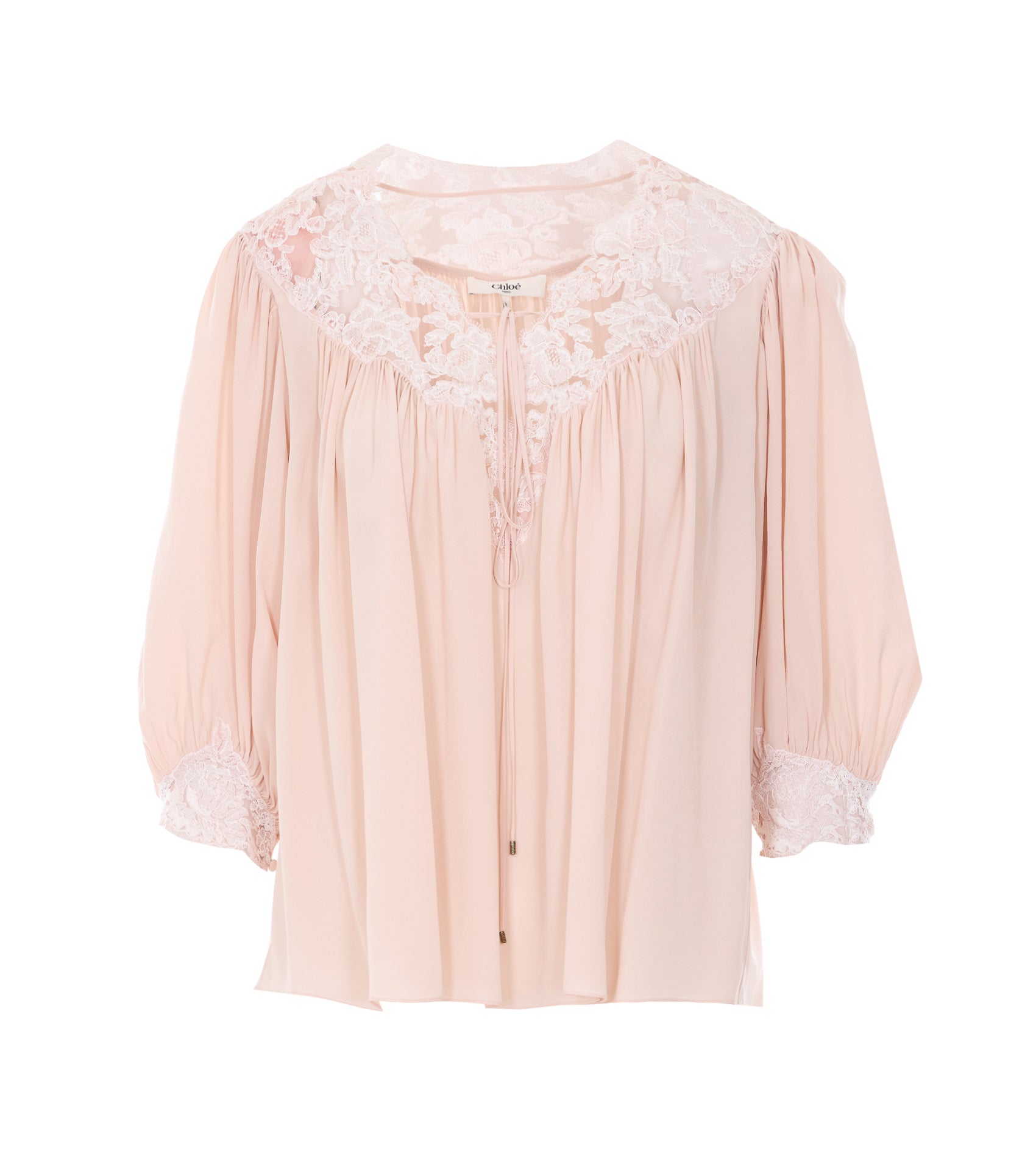 Chloè Shirts Pink Silk