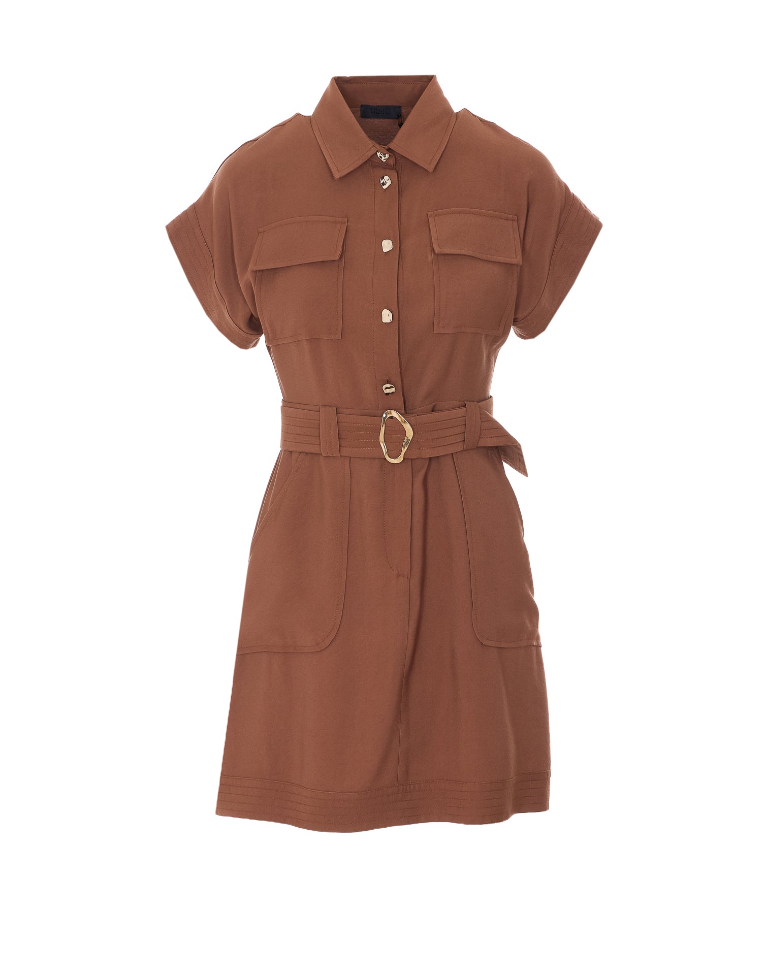 Liu Jo Dresses Brown Viscose