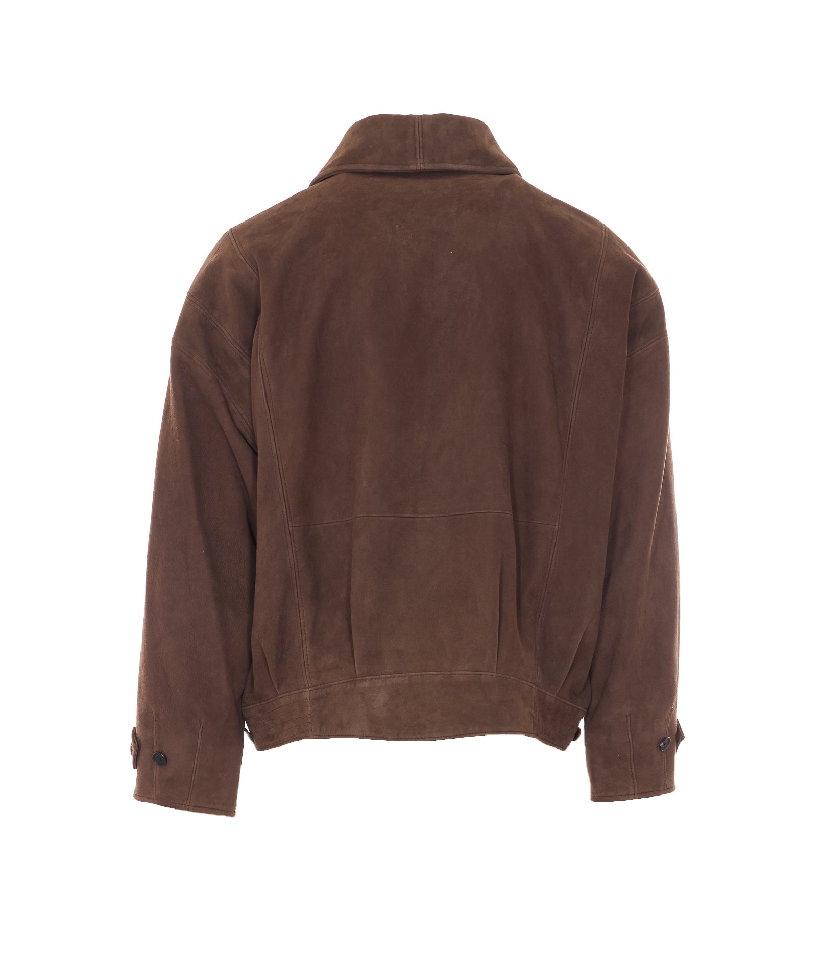 AURALEE Jackets Brown Lamb Suede