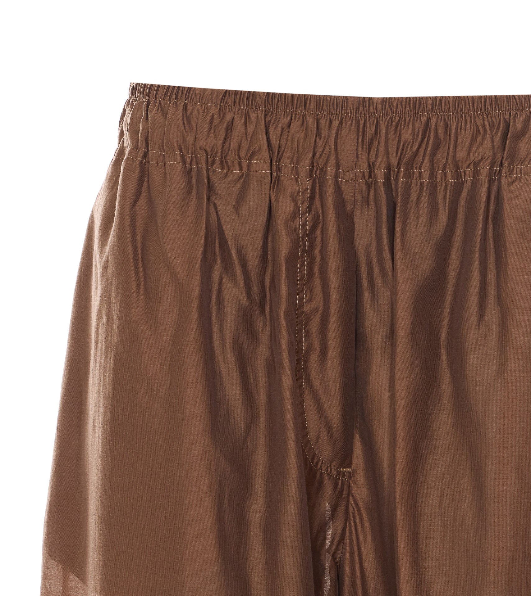 THE LATEST Trousers Brown Lyocell