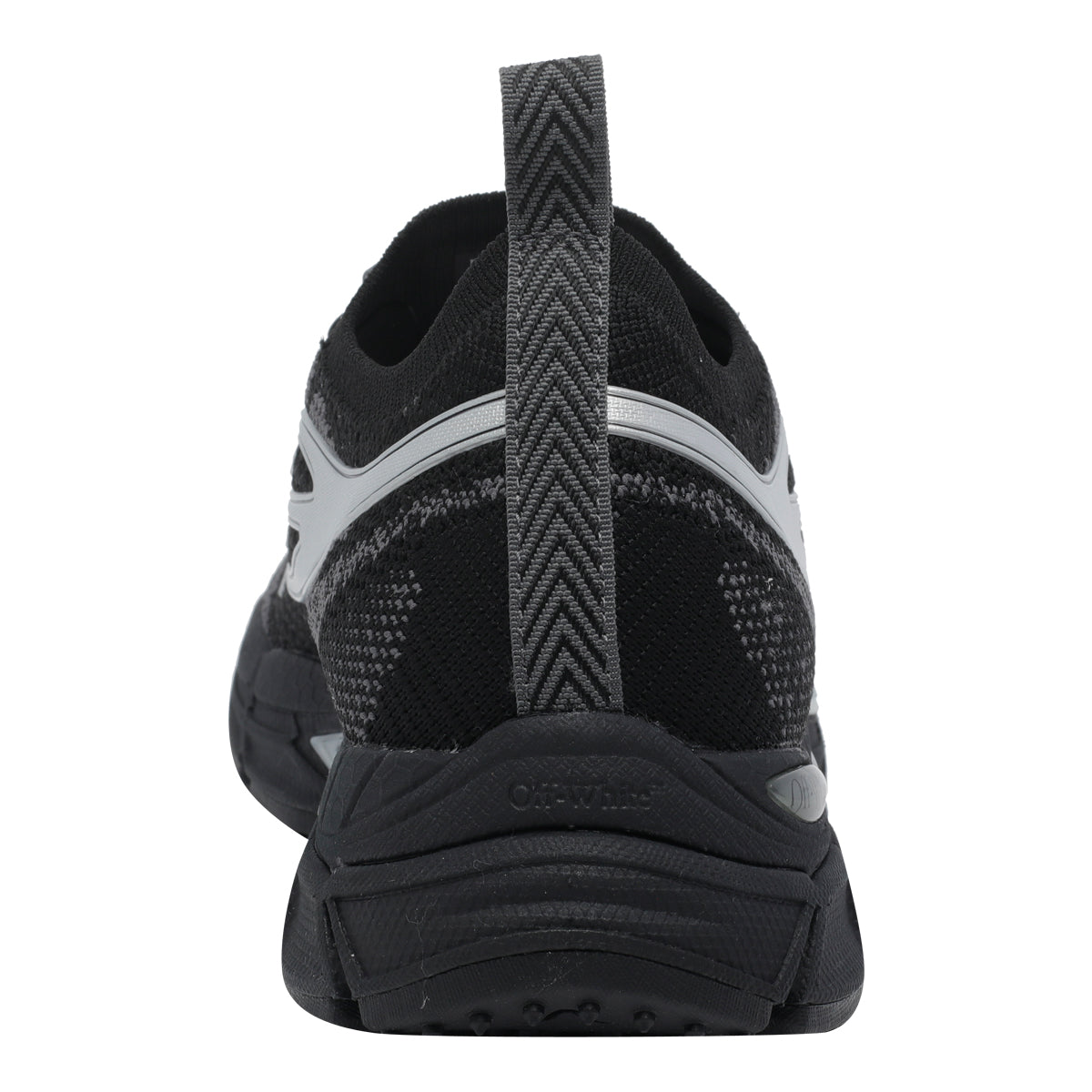Off White Sneakers Black Rubber Fabric/rubber Sole