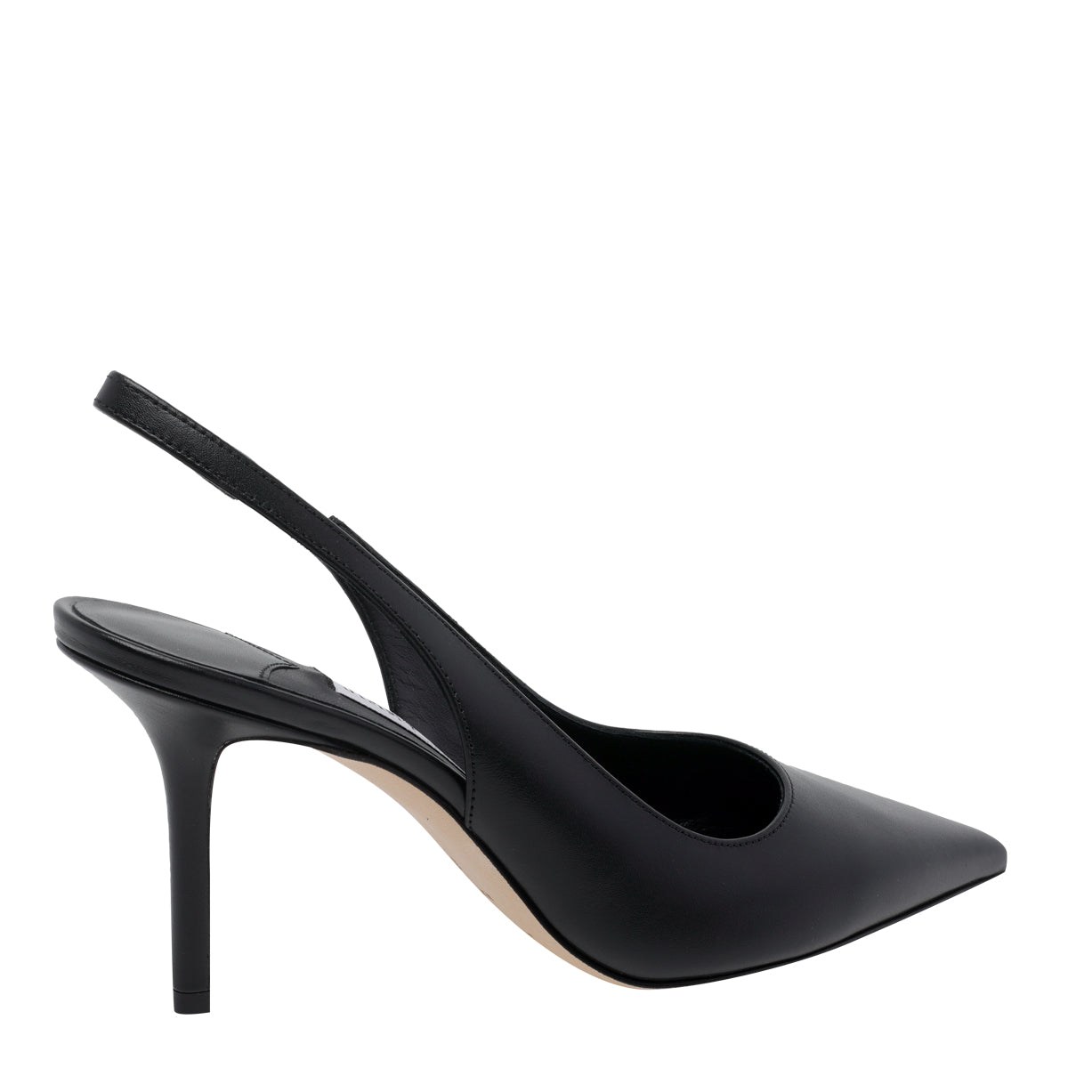 Jimmy Choo With Heel Black Calf Leather/leather Sole