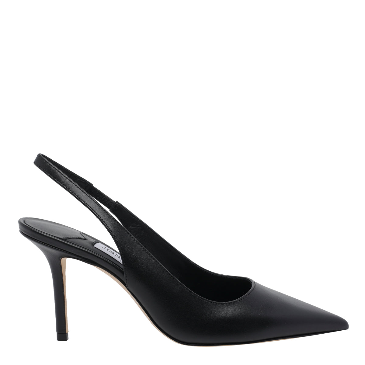 Jimmy Choo With Heel Black Calf Leather/leather Sole