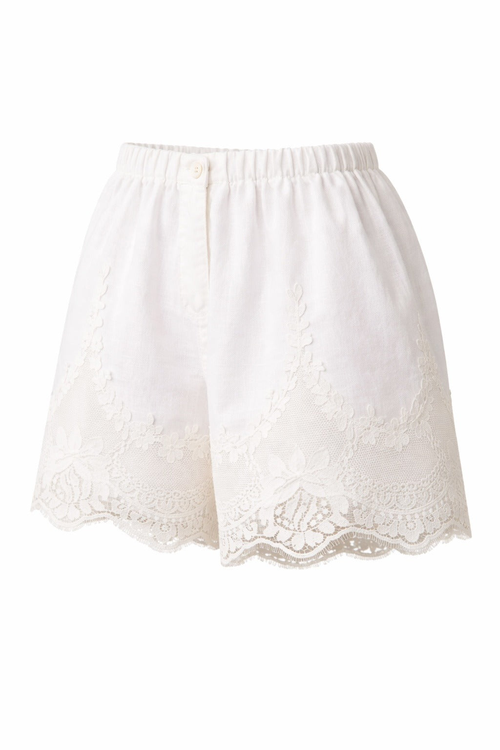 Twin-set Shorts White Linen