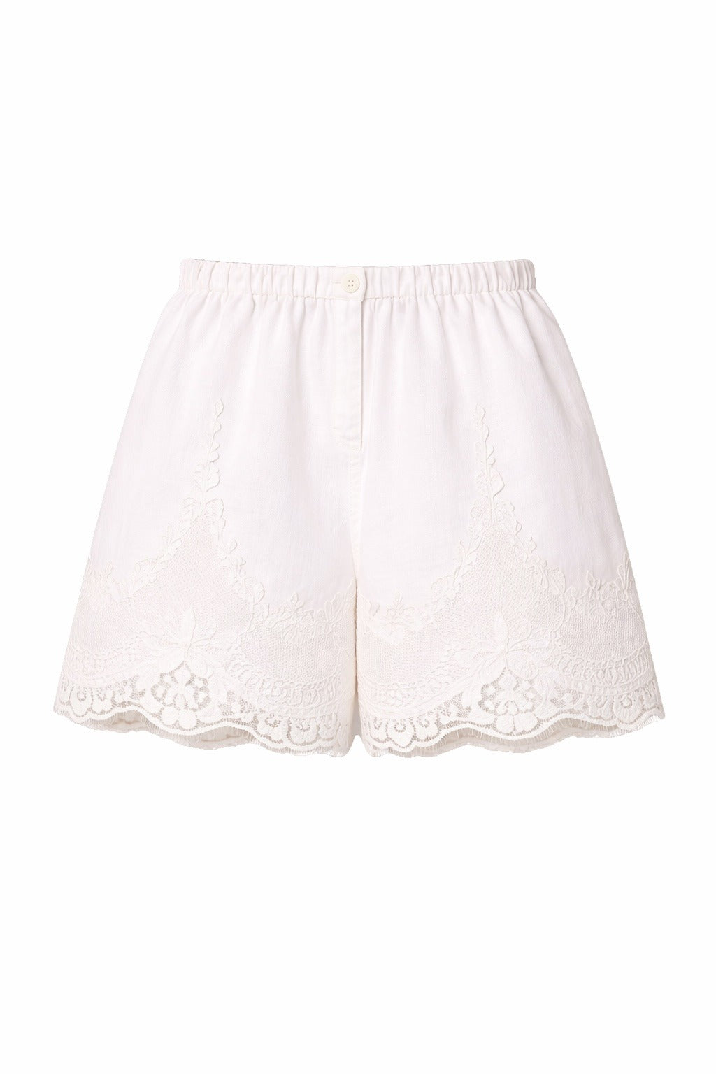 Twin-set Shorts White Linen