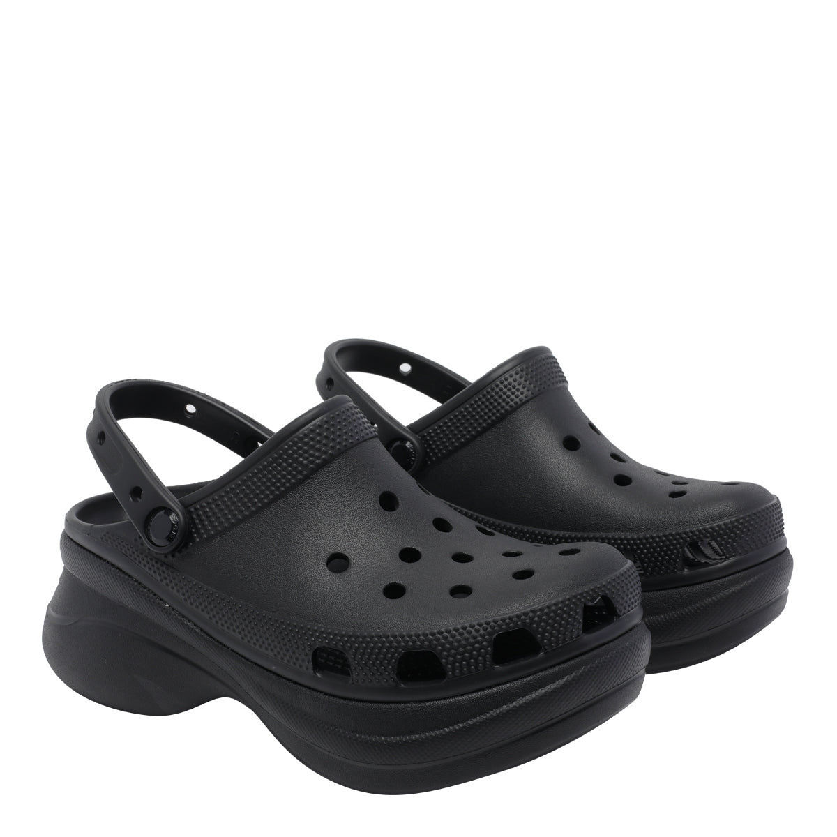 Crocs Sandals Black Rubber/ Rubber Sole