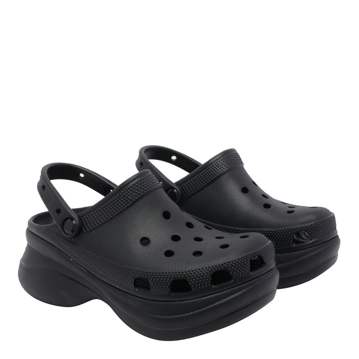Crocs Sandals Black Rubber/ Rubber Sole