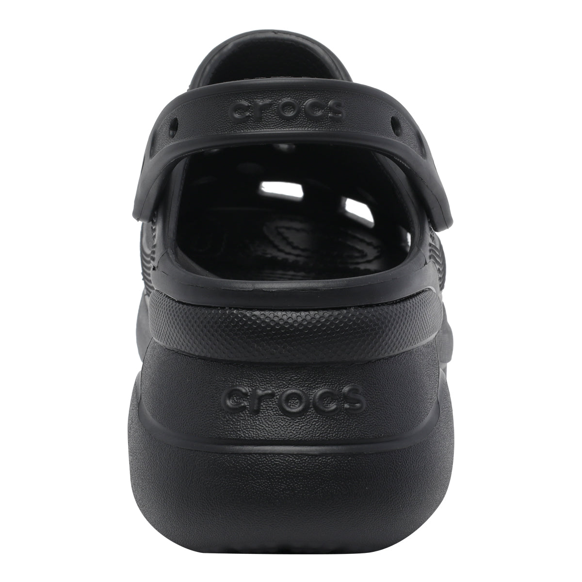 Crocs Sandals Black Rubber/ Rubber Sole