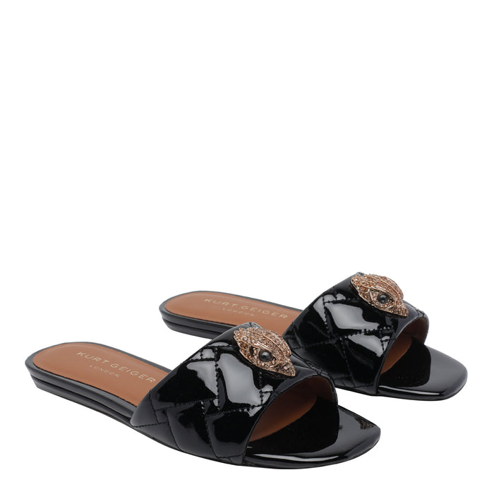 Kurt Geiger Sandals Black Leather/rubber Sole