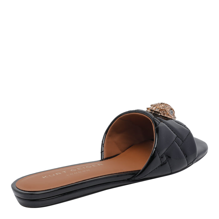 Kurt Geiger Sandals Black Leather/rubber Sole