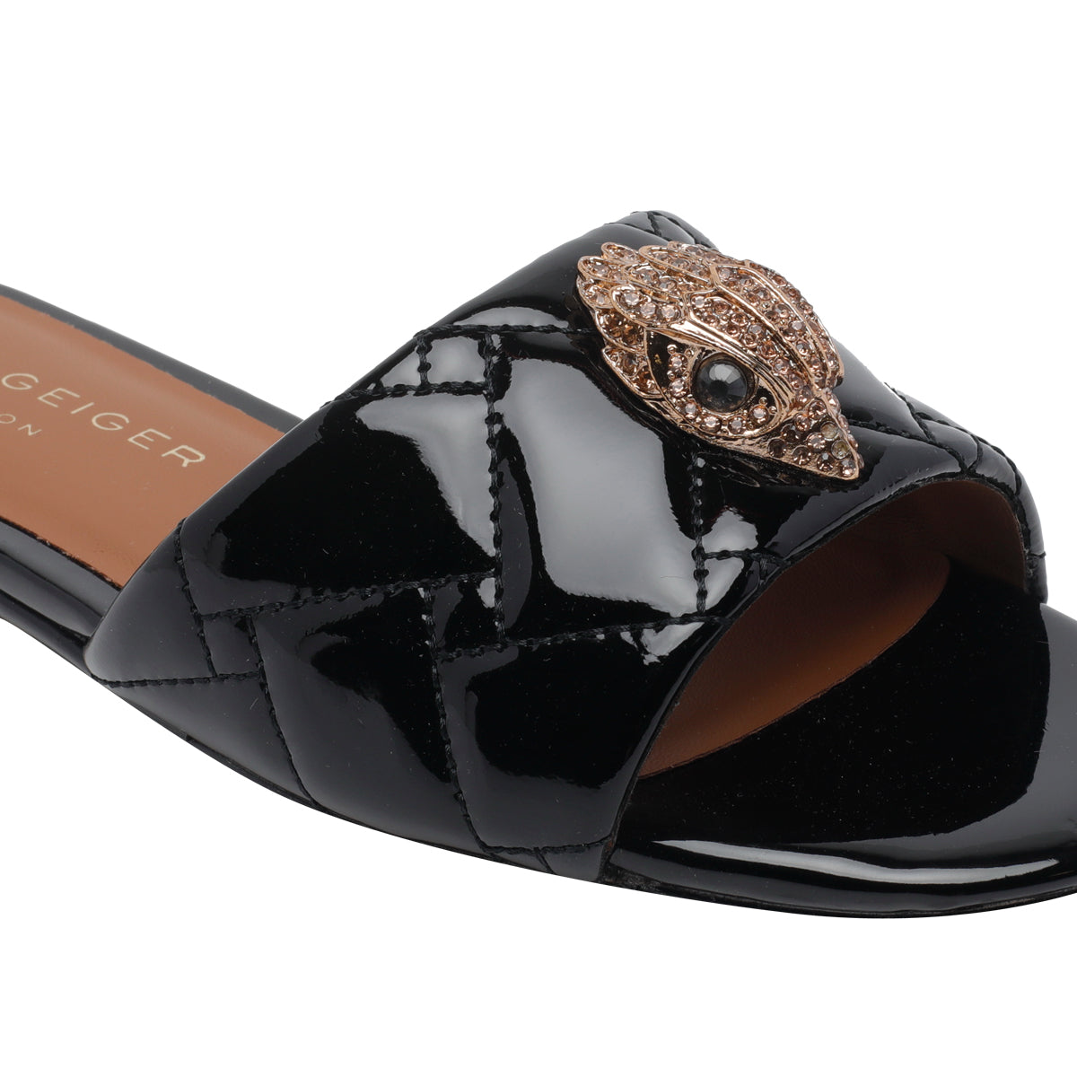 Kurt Geiger Sandals Black Leather/rubber Sole