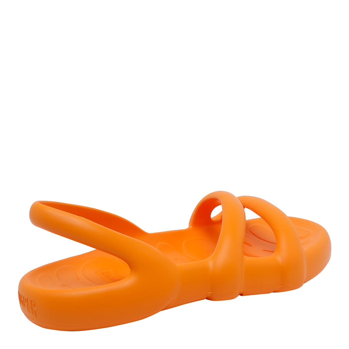 Camper Sandals Orange Fabric/rubber Sole